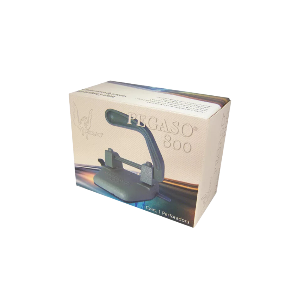 PERFORADORA GRIS 2 ORIFICIOS PARA 30 HOJAS PEGASO