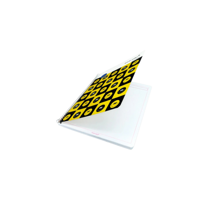 CUADERNO PROFESIONAL BLANCO MARCA ESTRELLA 100 HOJAS ESPIRAL SENCILLO METÁLICO 1 PIEZA 0461