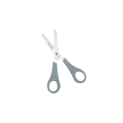 TIJERA ESCOLAR MARCA DELTA MEDIDA PREEESCOLAR PUNTA ROMA CON CUCHILLAS DE METAL Y MANGO DE PLÁSTICO 1 PIEZA D10