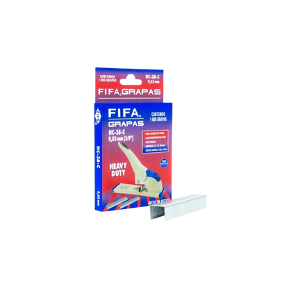 GRAPA DE USO PESADO PILOT FIFA CAPACIDAD DE 60 HOJAS 1000 GRAPAS P0075