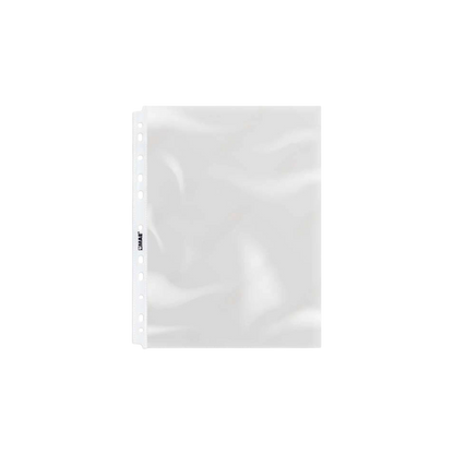 PROTECTOR DE HOJAS MAE TAMAÑO CARTA TRANSPARENTE MULTIPLES PERFORACIONES PAQUETE CON 100 PIEZAS PH-100B