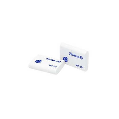 GOMA BLANCA PELIKAN WS30 CAJA CON 30 PIEZAS 6140300