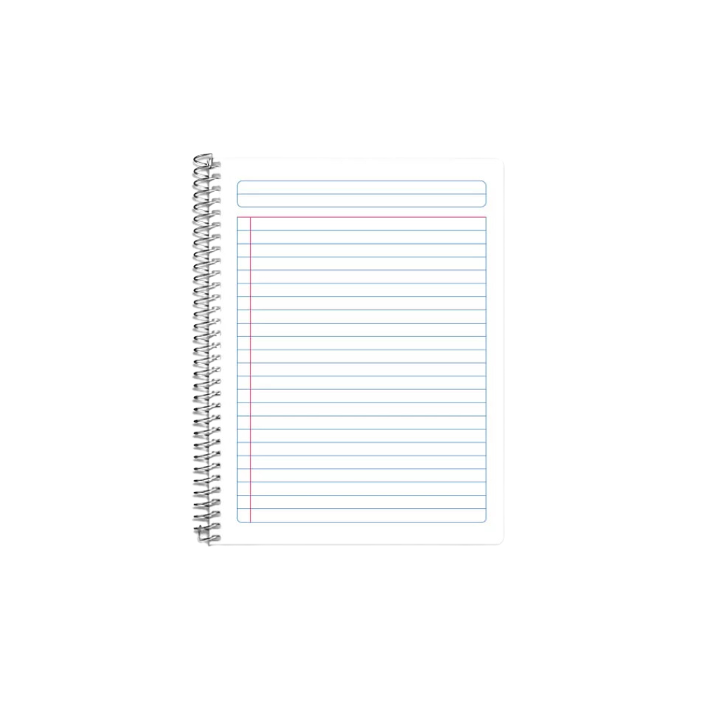 CUADERNO FORMA FRANCESA DE RAYA MARCA ESTRELLA 100 HOJAS ESPIRAL SENCILLO 1 PIEZA 0178