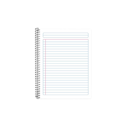 CUADERNO FORMA FRANCESA DE RAYA MARCA ESTRELLA 100 HOJAS ESPIRAL SENCILLO 1 PIEZA 0178