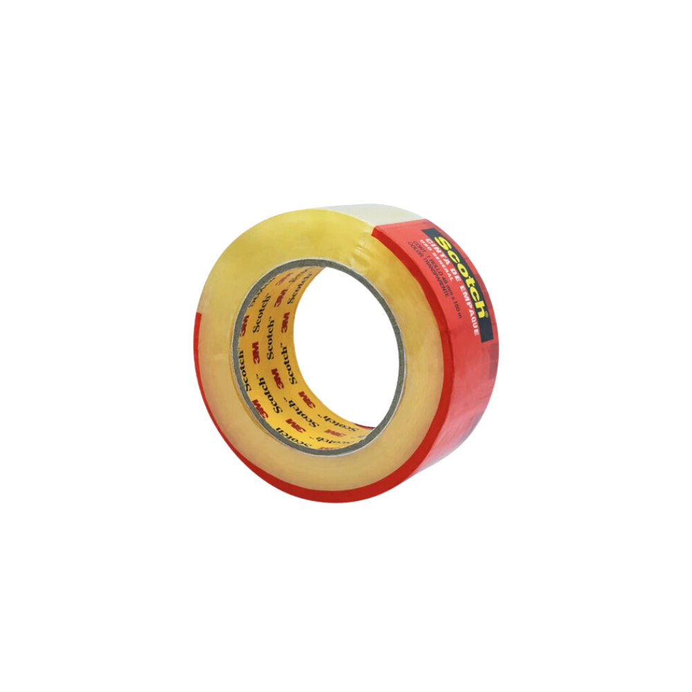 CINTA ADHESIVA TRANSPARENTE DE EMPAQUE MARCA SCOTCH MEDIDAS 48MM X 150M 1PIEZA MC500000948