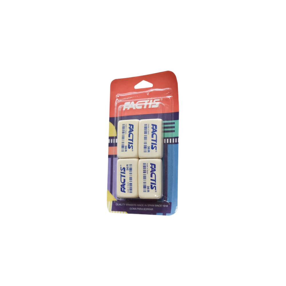 GOMA BLANCA MIGAJÓN FACTIS BLISTER 4 PIEZAS 5086