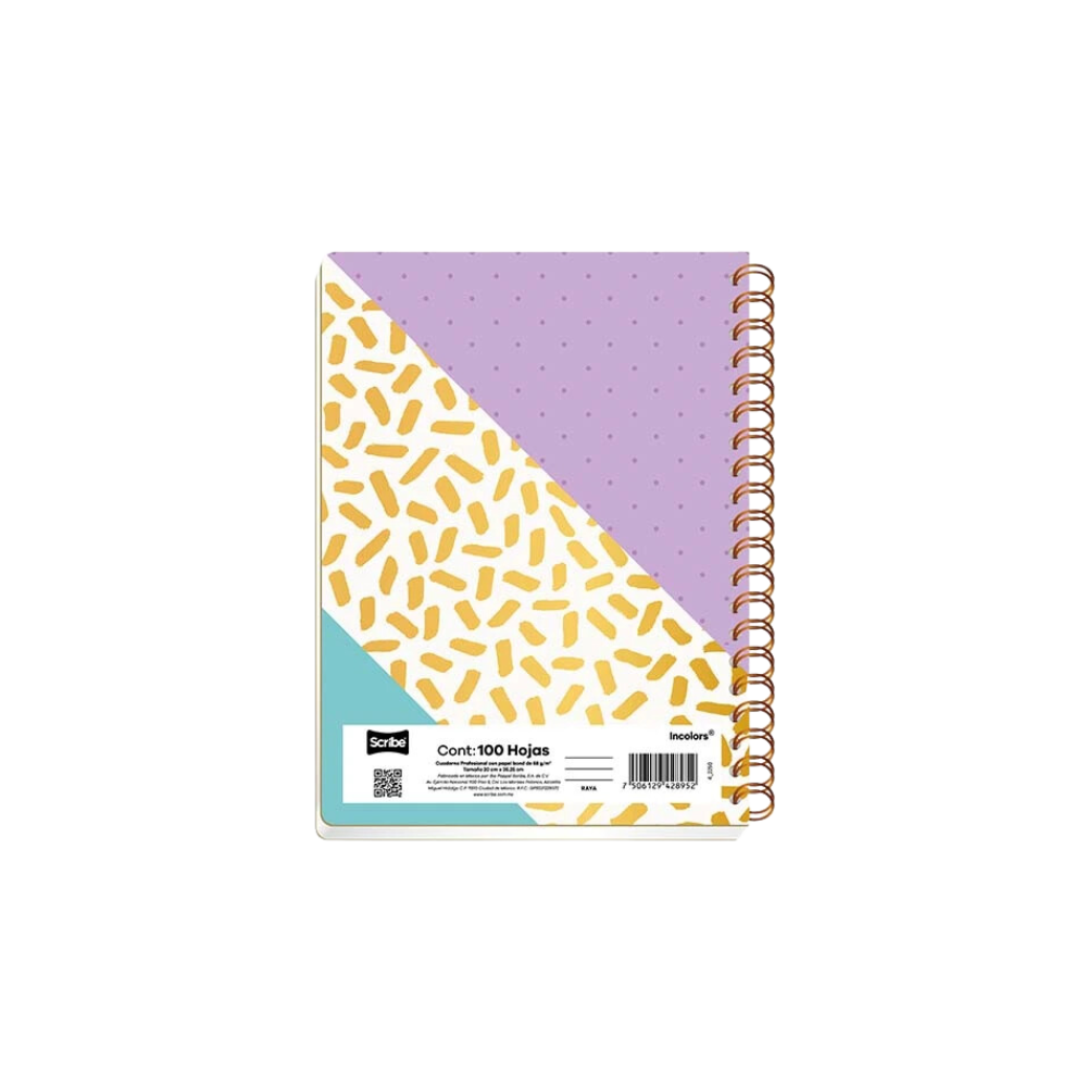 CUADERNO PROFESIONAL RAYA SCRIBE 100 HOJAS PASTA DURA DOBLE ESPIRAL C1082250