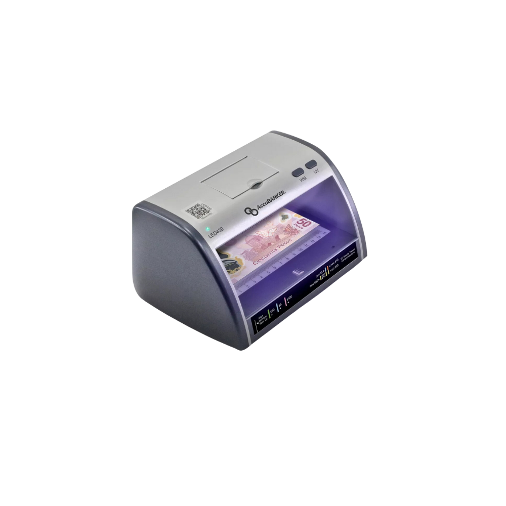 DETECTORA DE BILLETES FALSOS MANUAL LED430