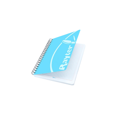 CUADERNO PROFESIONAL RAYTER CUADRO GRANDE 200 HOJAS PASTA CARTULINA  ESPIRAL DOBLE METÁLICO 1 PIEZA 01DOPR2C70