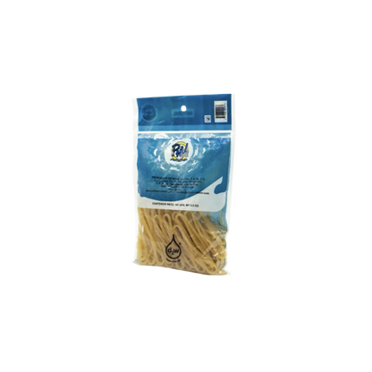 LIGAS DE HULE NATURAL VALMAR NO.18 COLOR BEIGE BOLSA CON 100GR 10018
