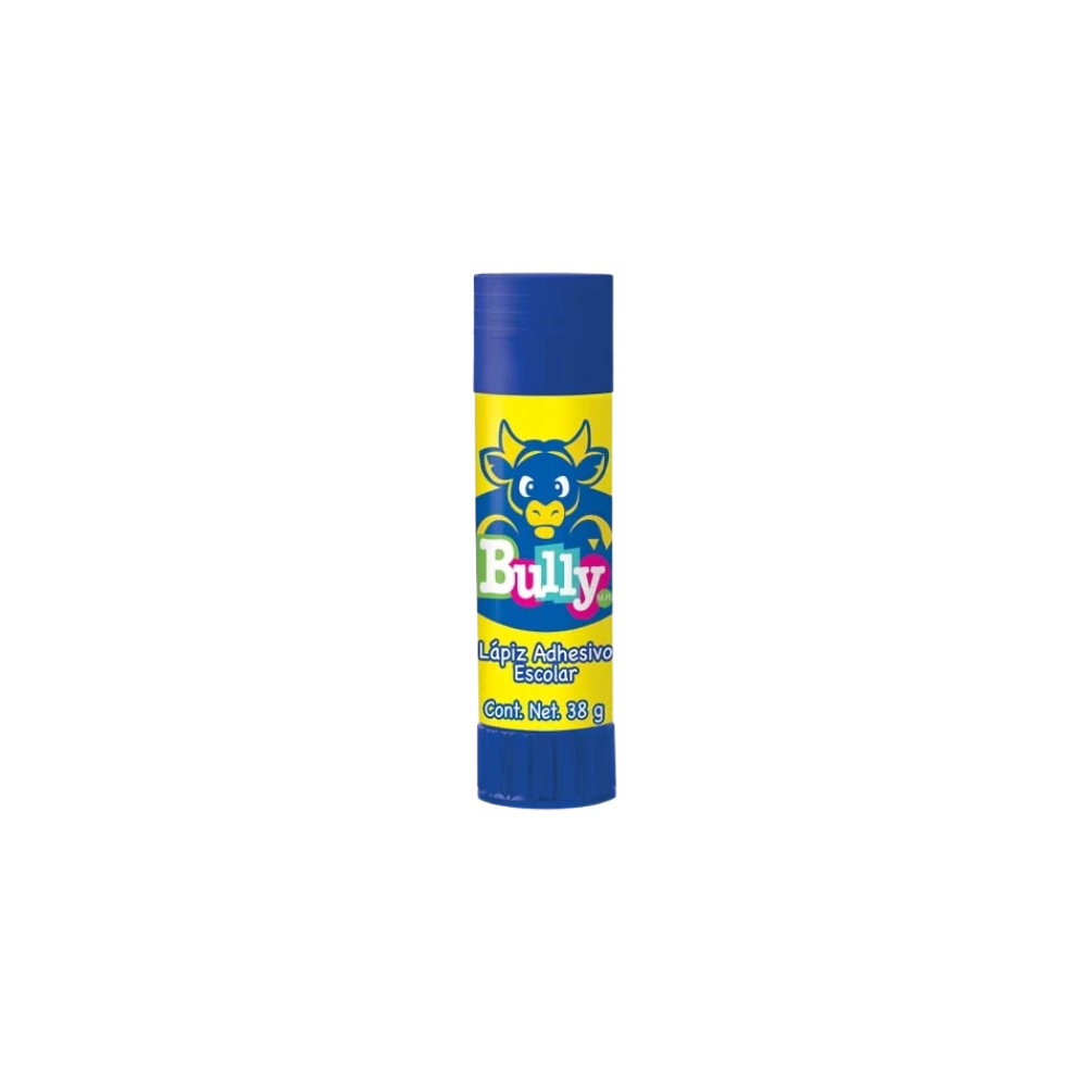 LÁPIZ ADHESIVO BLANCO MARCA BULLY BARRA DE 38GR PAQUETE CON 5 PIEZAS 2820047
