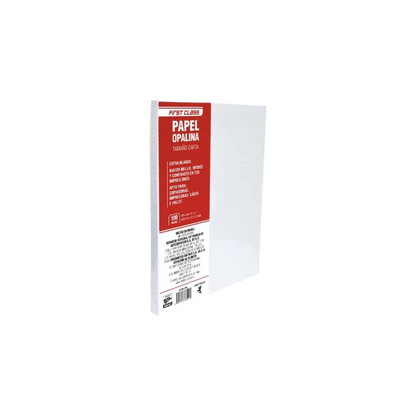 PAPEL OPALINA BLANCO CARTA FIRST CLASS (DIETRIX) 125GR RESMA CON 100 HOJAS 3391