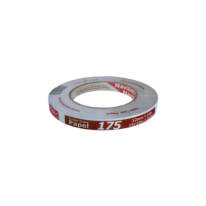 CINTA ADHESIVA DOBLE CAPA DE PAPEL BLANCO MARCA NAVITEK MEDIDAS 12MM X 33M 1 PIEZA 81751203300