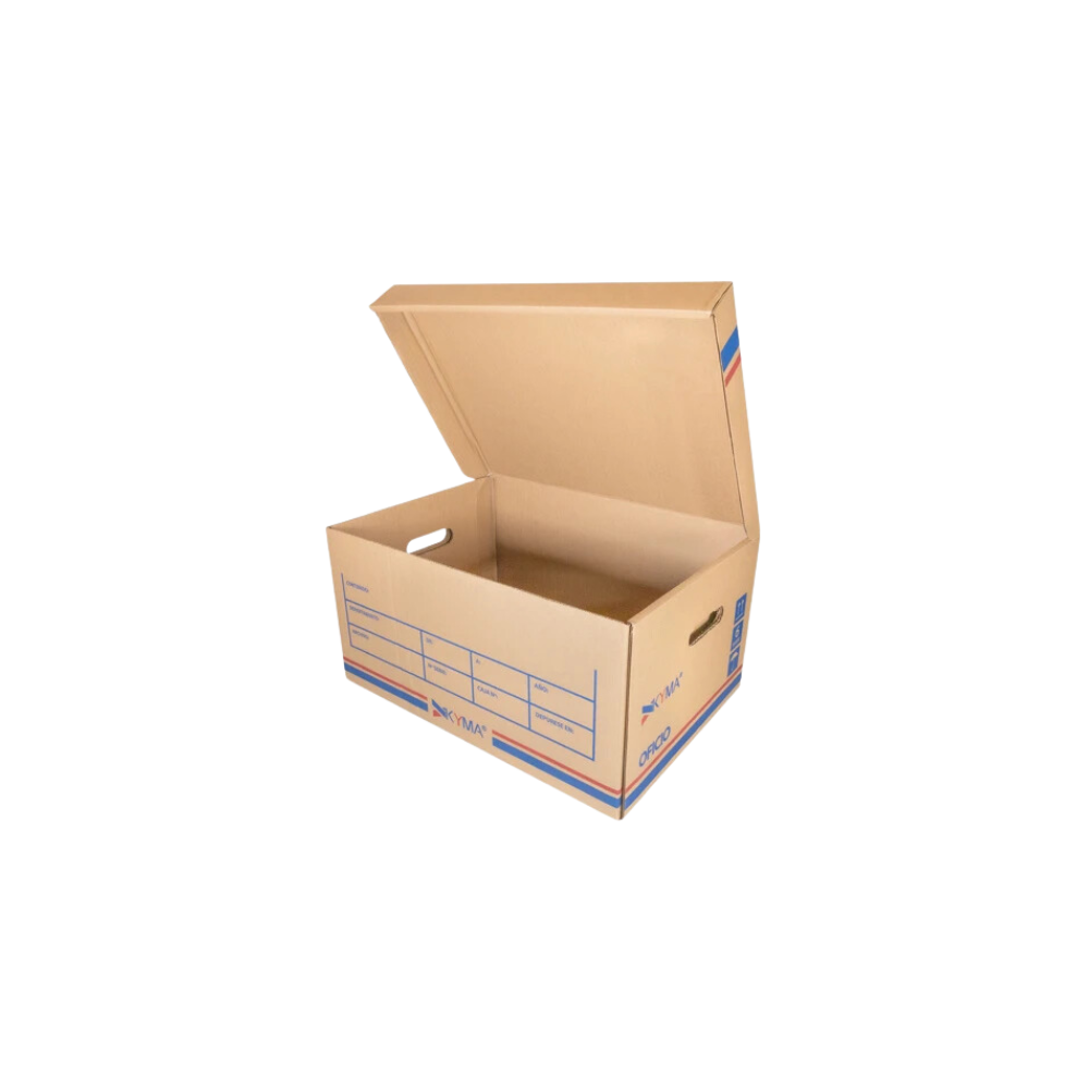 CAJA PARA ARCHIVO CON TAPA TAMAÑO OFICIO KYMA 1 PIEZA CJKY-CR-OF