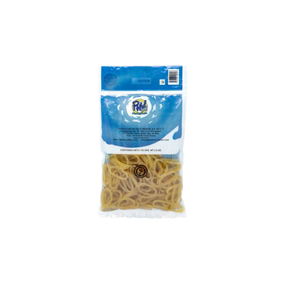 LIGAS DE HULE NATURAL VALMAR NO.10 COLOR BEIGE BOLSA CON 100GR 10010