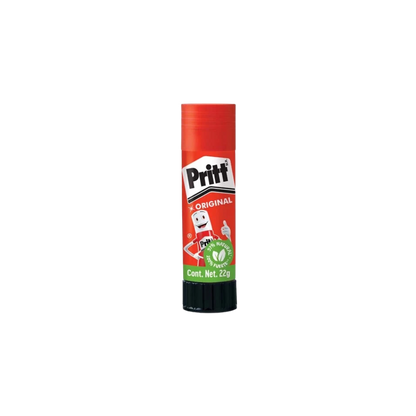LÁPIZ ADHESIVO TRANSPARENTE PRITT BARRA DE 22GR PAQUETE CON 12 PIEZAS 2730628