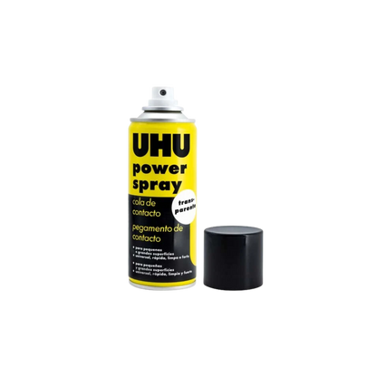 ADHESIVO EN AEROSOL MARCA UHU TRANSPARENTE 200ML 1PIEZA