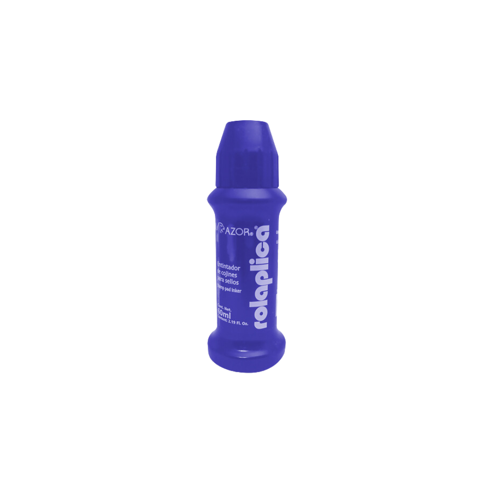 TINTA MULTIUSOS ROLAPLICA AZOR 60ML DISPONIBLE COLOR NEGRO, AZUL, ROJO, VERDE Y VIOLETA 301.58