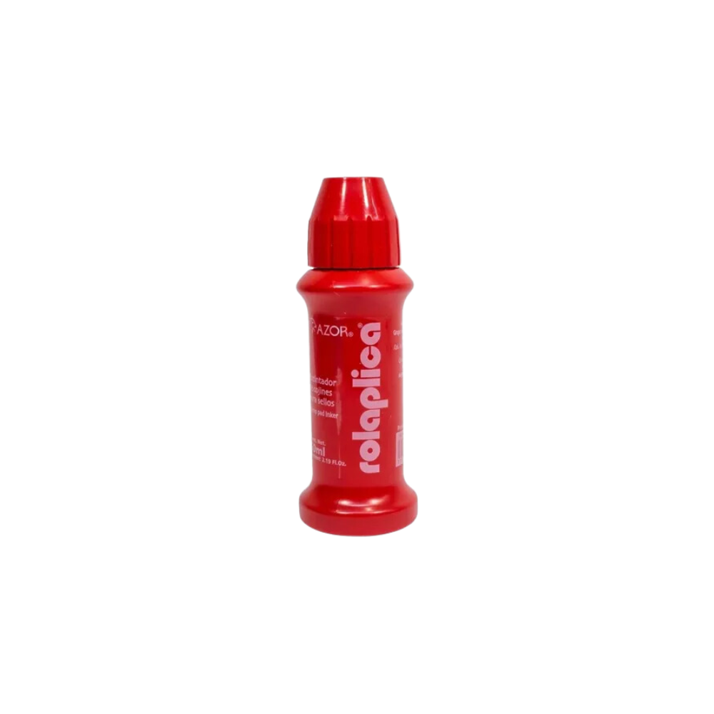 TINTA MULTIUSOS ROLAPLICA AZOR 60ML DISPONIBLE COLOR NEGRO, AZUL, ROJO, VERDE Y VIOLETA 301.58