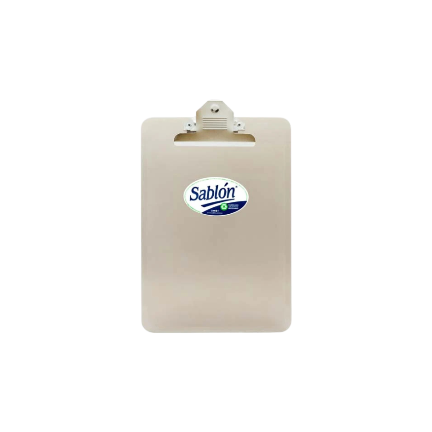 TABLA SUJETAPAPEL CARTA SABLÓN ACRÍLICO HUMO