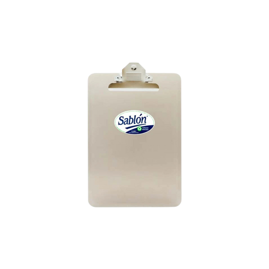 TABLA SUJETAPAPEL CARTA SABLÓN ACRÍLICO HUMO