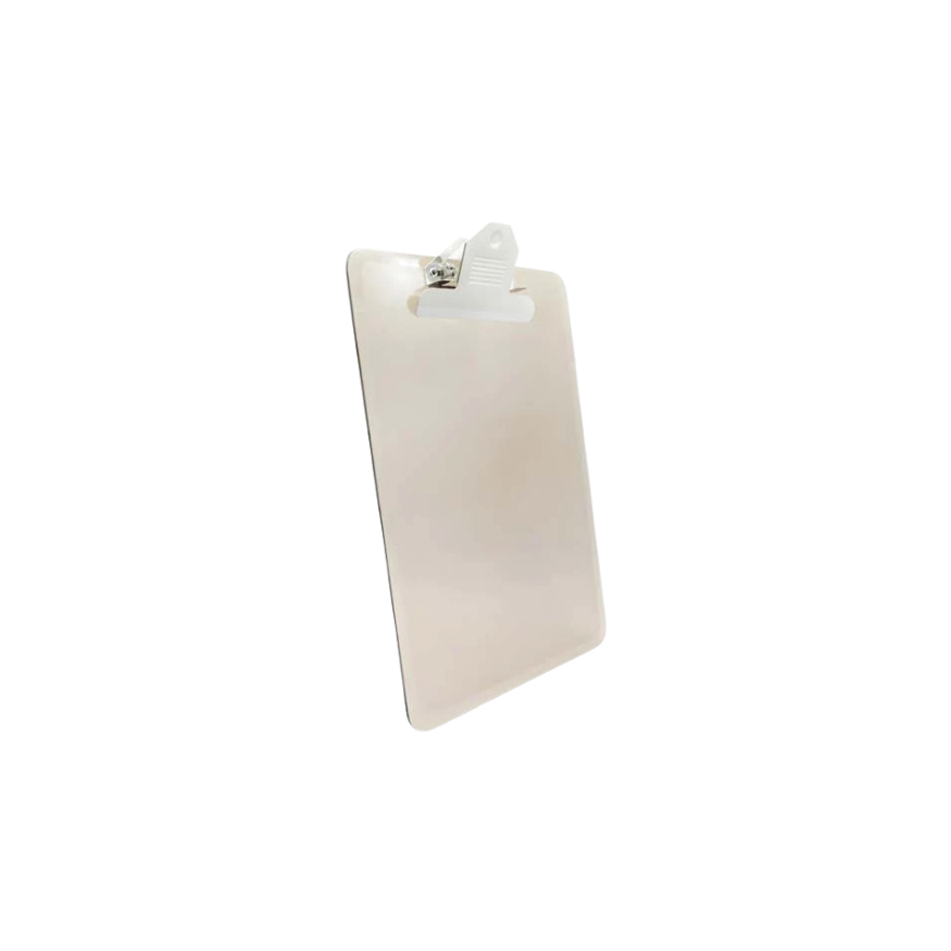 TABLA SUJETAPAPEL CARTA SABLÓN ACRÍLICO HUMO