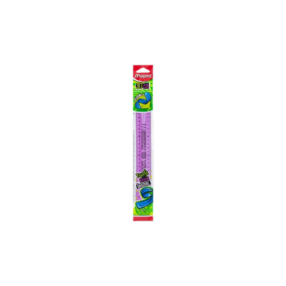 REGLA MAPED DE 30 CM COLORES SURTIDOS DE PLÁSTICO FLEXIBLE 1 PIEZA 3154140279004