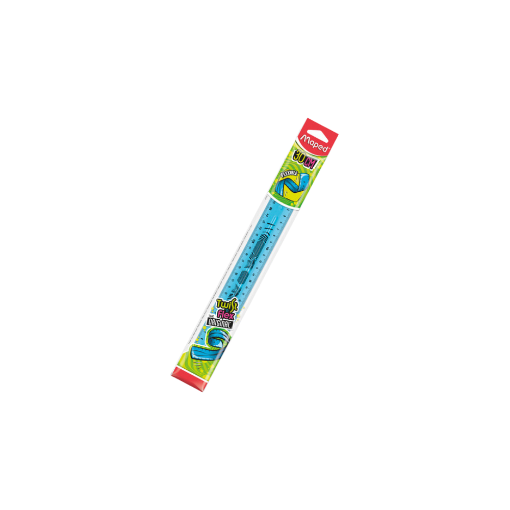 REGLA MAPED DE 30 CM COLORES SURTIDOS DE PLÁSTICO FLEXIBLE 1 PIEZA 3154140279004