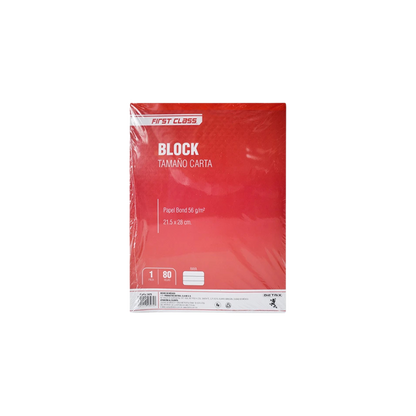 BLOCK 80 HOJAS CARTA RAYA DIETRIX 3475