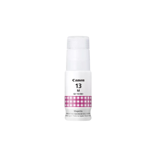BOTELLA DE TINTA CANON GI 13M COLOR MAGENTA 70 ML 4669C001AA
