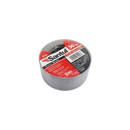CINTA ADHESIVA PARA DUCTO PLATA SANTUL 30M 1PZA 5696