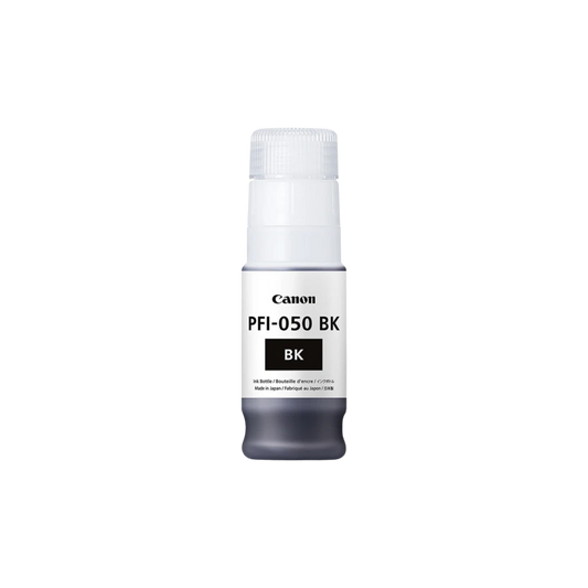 BOTELLA DE TINTA CANON PFI 050 COLOR NEGRA 70 ML 5698C001AA