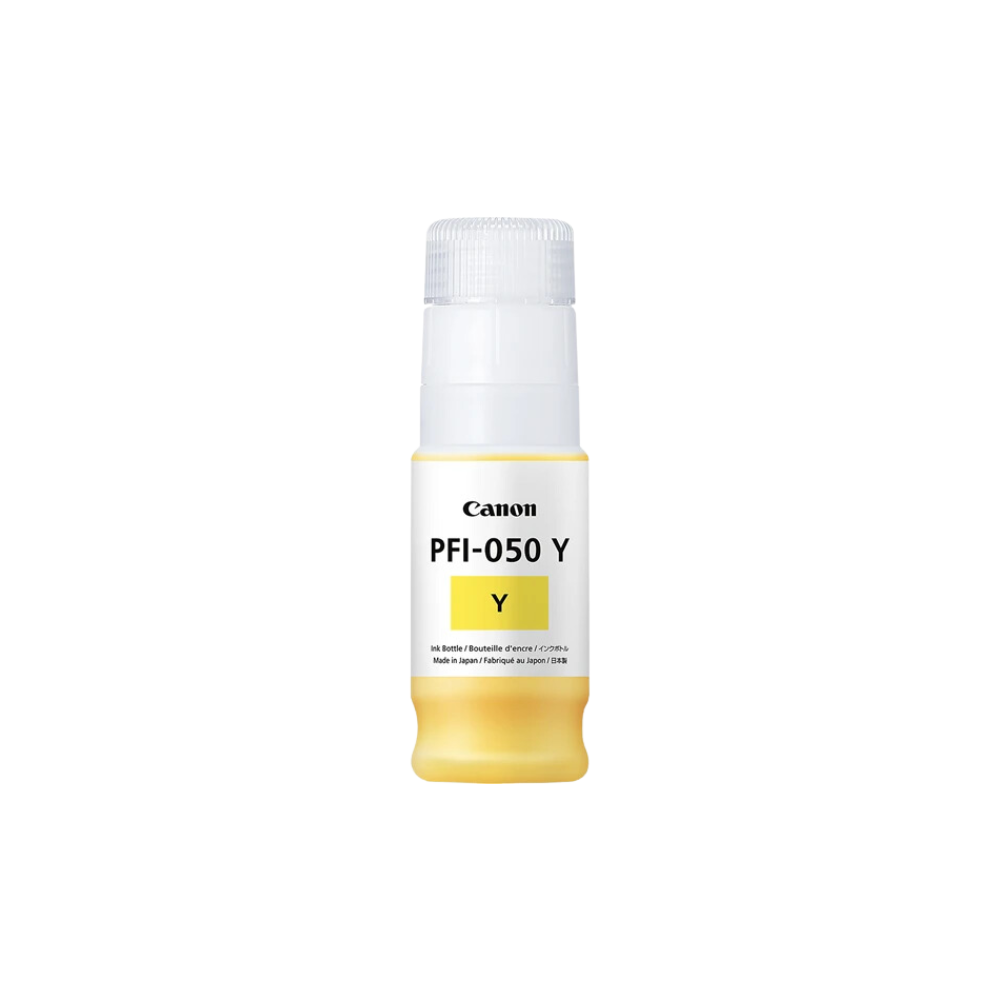 BOTELLA DE TINTA CANON PFI 050 COLOR AMARILLO 70 ML 5701C001AA