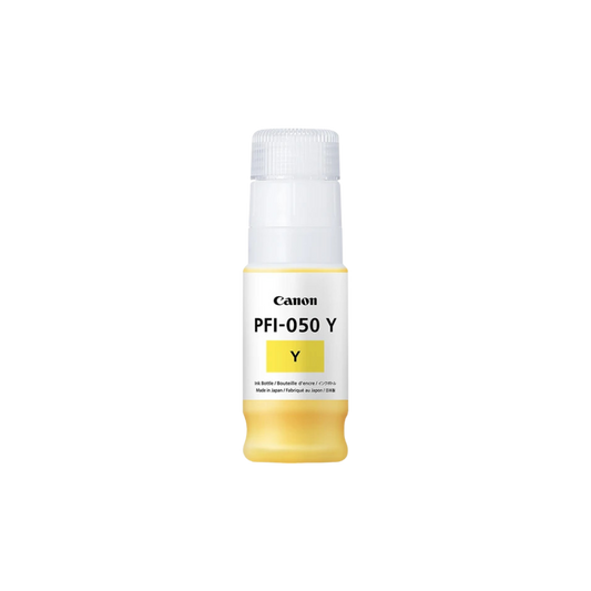 BOTELLA DE TINTA CANON PFI 050 COLOR AMARILLO 70 ML 5701C001AA