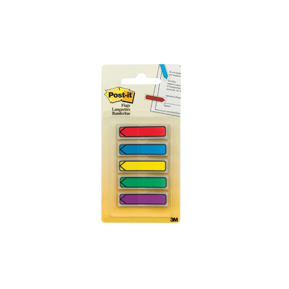 NOTA ADHESIVA BANDERITAS POST IT 100 HOJAS 0.47X1.7 MM 70005247963