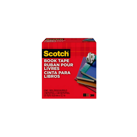 CINTA ADHESIVA PARA LIBROS SCOTCH BOOKTAPE 50.8 MM X 13.7 M 1 PZA 70006854320