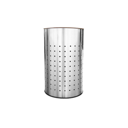 BOTE PARA ROPA ACERO INOXIDABLE 55 LITROS SKU 707GR