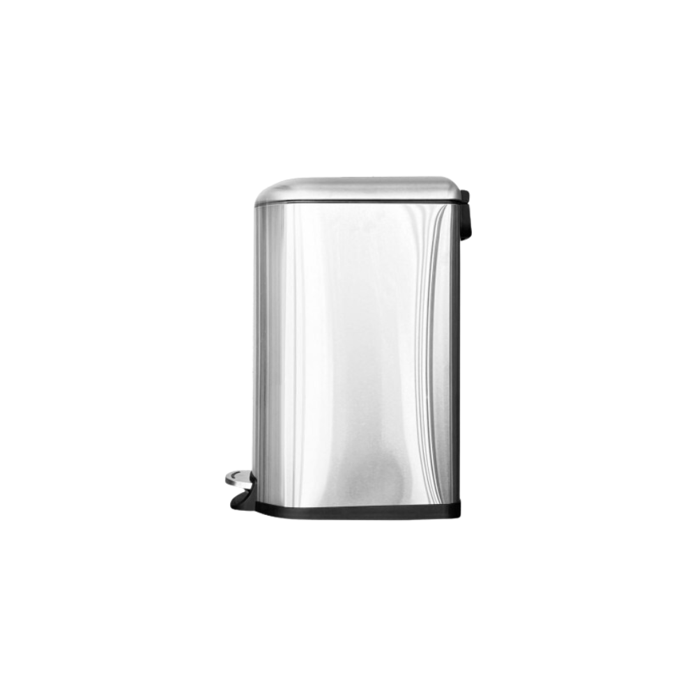 CESTO DE BASURA DE ACERO INOXIDABLE 40 LITROS CON PEDAL SKU 715NE Y 711GR
