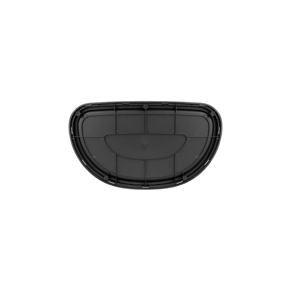 CESTO PARA BASURA 68 LITROS ACERO INOXIDABLE MEDIA LUNA SKU 713GR