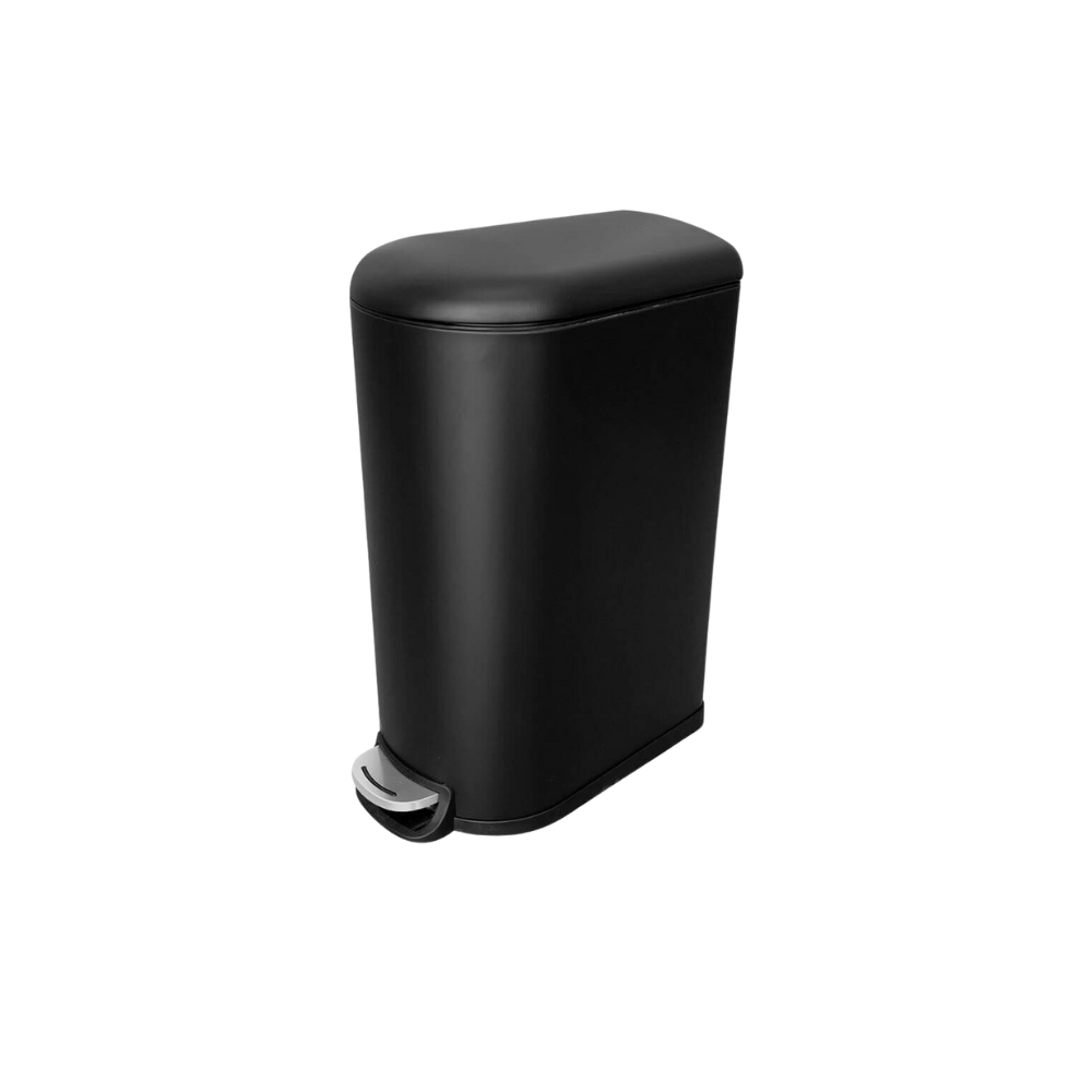 CESTO DE BASURA DE ACERO INOXIDABLE 40 LITROS CON PEDAL SKU 715NE Y 711GR