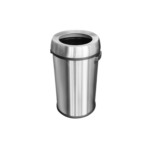 CESTO DE BASURA ACERO INOXIDABLE SIN PEDAL 65 LITROS SKU 724GR