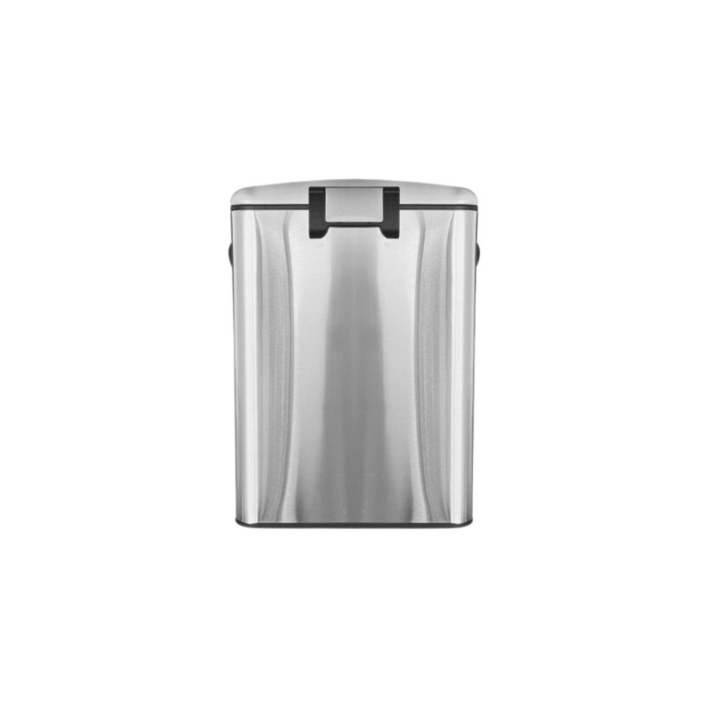 CESTO DÚO 40 LITROS ACERO INOXIDABLE CON PEDAL SKU 754DU
