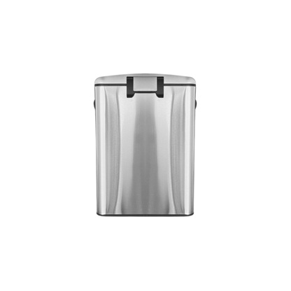 CESTO DÚO 40 LITROS ACERO INOXIDABLE CON PEDAL SKU 754DU