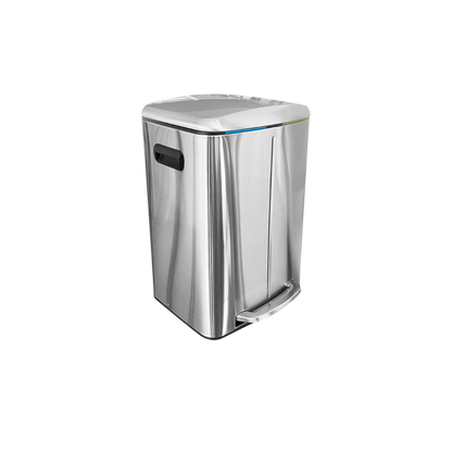 CESTO DÚO 40 LITROS ACERO INOXIDABLE CON PEDAL SKU 754DU