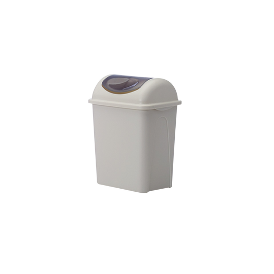 BOTE DE BASURA 17 LITROS CON TAPA BALANCÍN COLOR BEIGE MARCA SABLÓN 8092BE