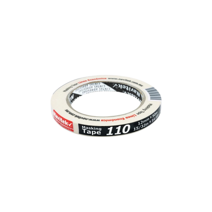 CINTA ADHESIVA MASKING TAPE CREMA NAVITEK 12 MM X 50 M 1 PIEZA 81101205000