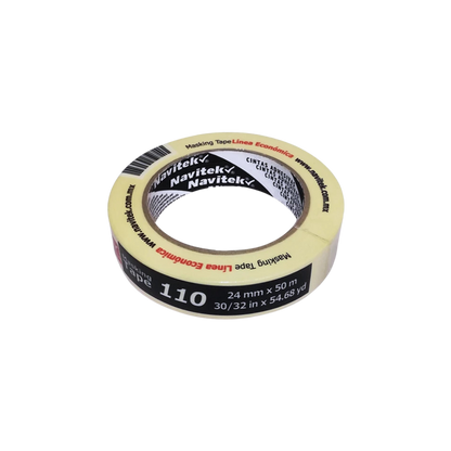 CINTA ADHESIVA MASKING TAPE NAVITEK 24 MM X 50 M 1 PIEZA 81102405000