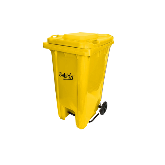 CONTENEDOR DE BASURA 240 L CON PEDAL CUERPO Y TAPA MISMO COLOR