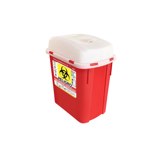 CONTENEDOR RPBI 4 LITROS MARCA SABLÓN SKU 8208 RPBI