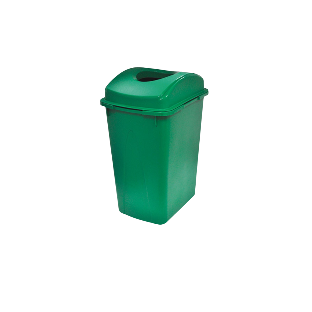 BOTE DE BASURA DE 65 LITROS GRANDE CON TAPA ELÍPTICA 8165NE